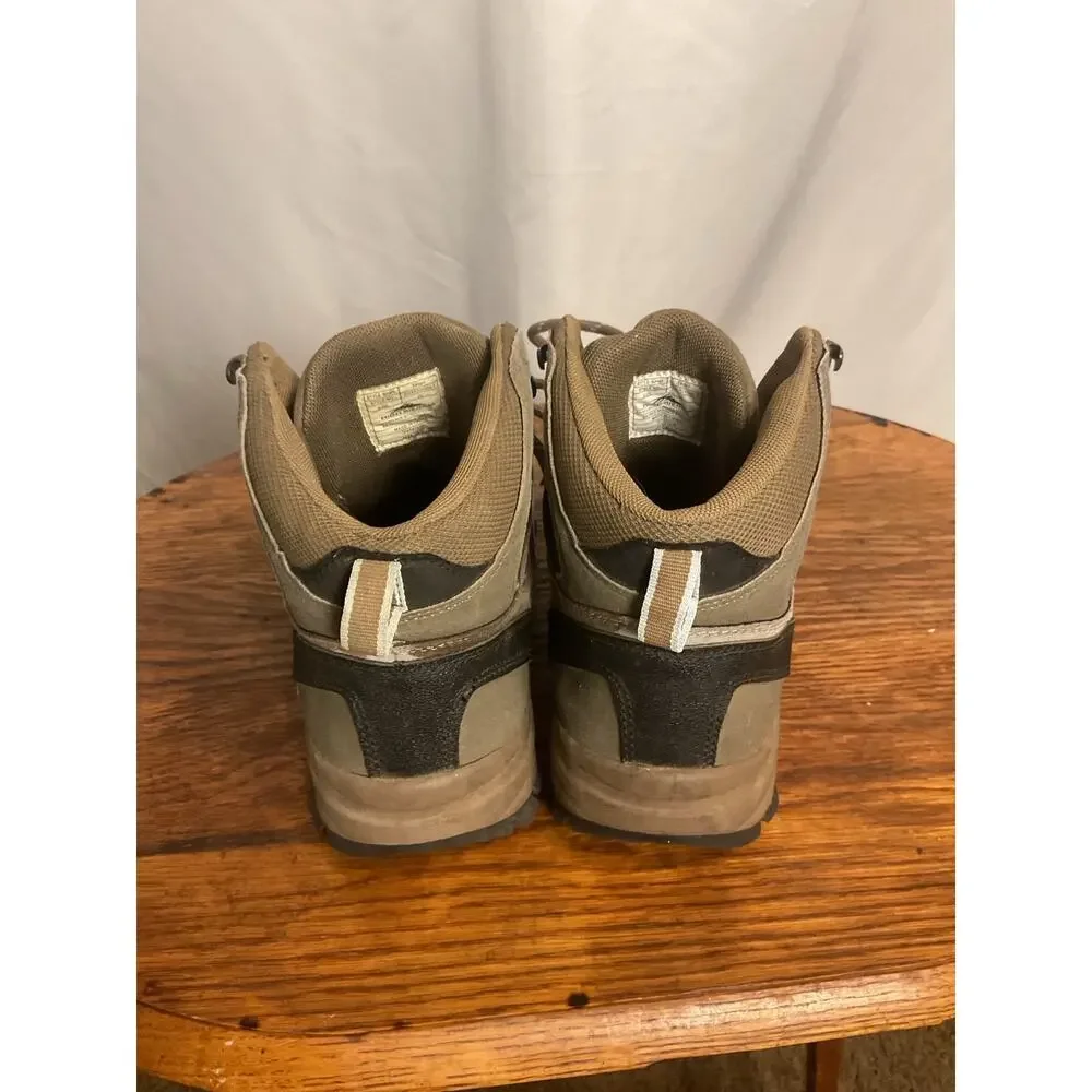 High Sierra Trinity Hiking Boots Size 10 Brown Tan Leather Trail Outdoor